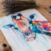 _DSC9256-2 "Giraffe" Original Watercolor Painting