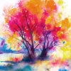 Colorful tree Colorful tree