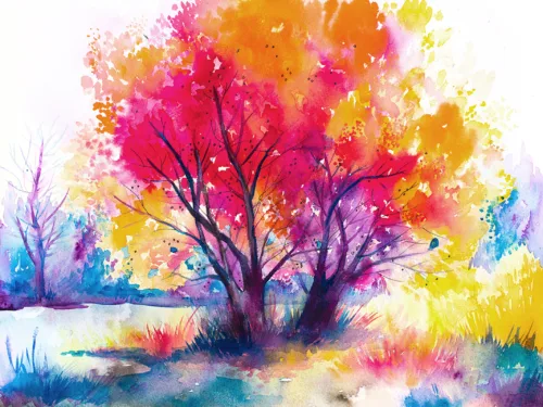 Colorful tree