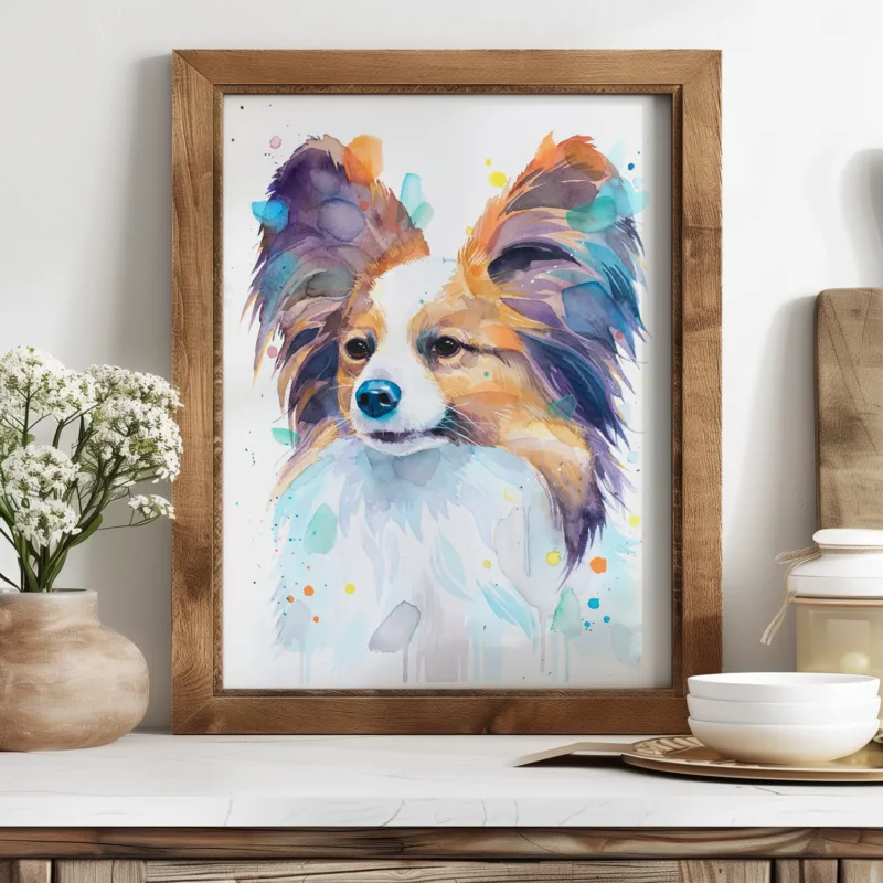 Papillon dog Papillon dog