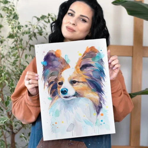 Papillon dog