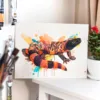 Gila Monster lizard, watercolor Gila Monster lizard, watercolor