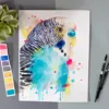 Budgerigar watercolor painting by Slaveika Aladjova