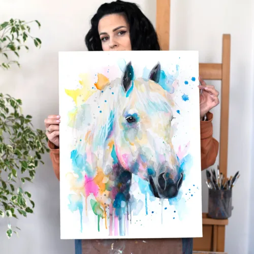 Percherons horse