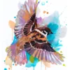 "Sparrow" Original Watercolor Painting "Sparrow" Original Watercolor Painting