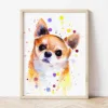 Chihuahua watercolor painting the artwork on the T-shirt by Slaveika Aladjova