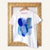 Pheasant watercolor painting printed on a white cotton T-shirt by Slaveika Aladjova