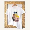 Reeves's Pheasant watercolor painting printed on a white cotton T-shirt by Slaveika Aladjova