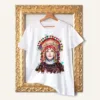 Traditional Bridal Costume from the Pleven Region watercolor painting printed on a white cotton T-shirt by Slaveika Aladjova